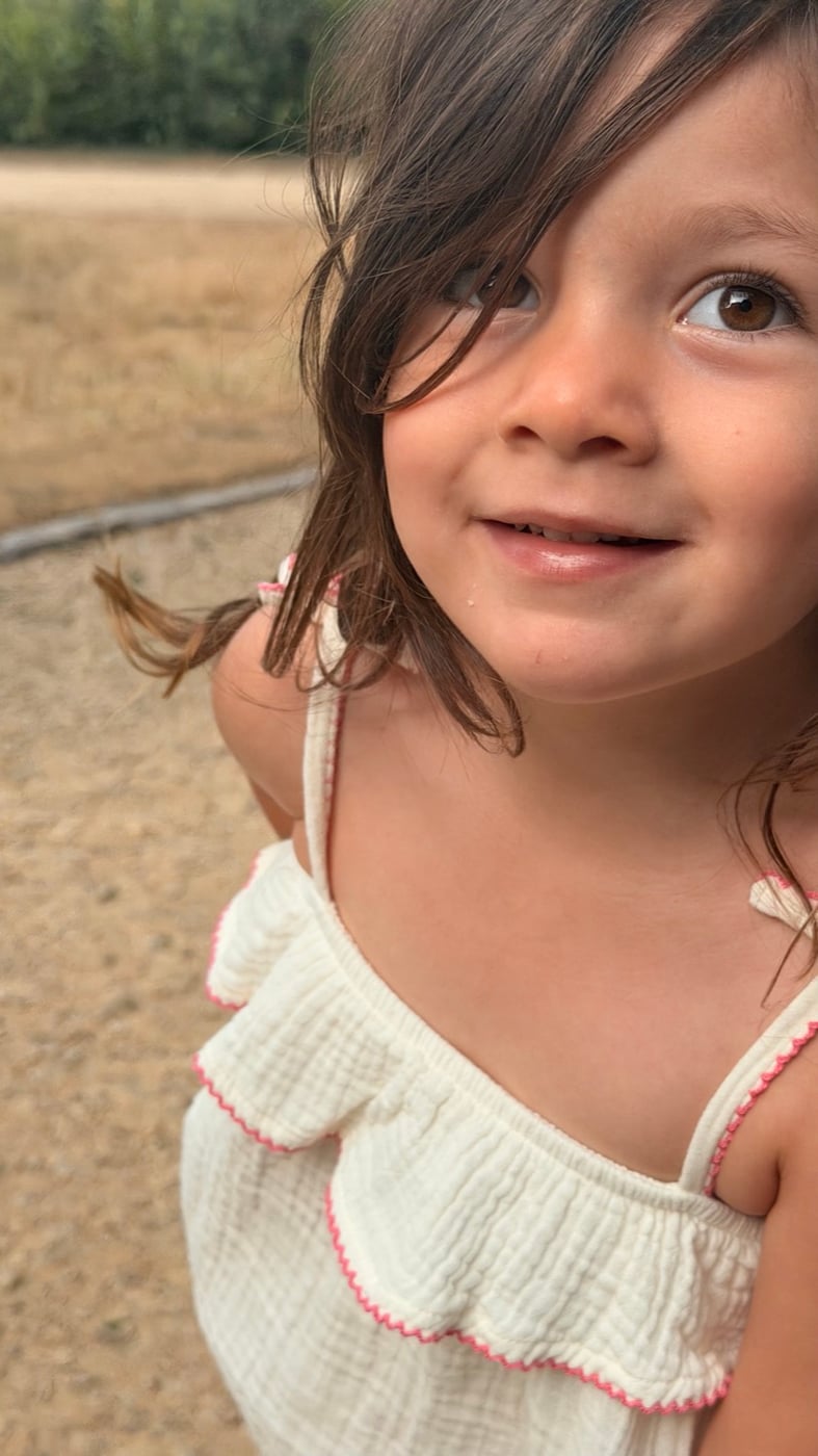 A child enjoying a day outdoors